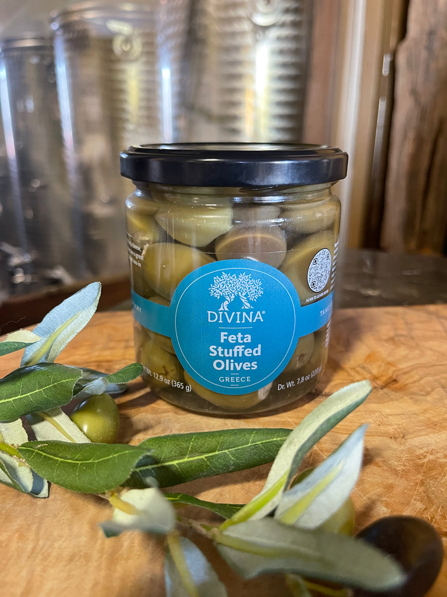 Divina Feta Cheese Stuffed Olives Figone Olive Oil